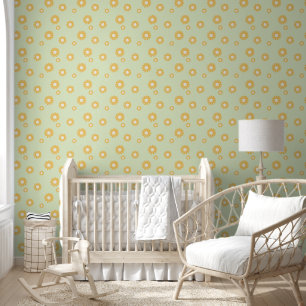 Papel Pintado Daisy Green