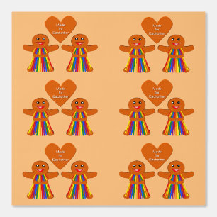 Papel Pintado Damas de jengibre de Navidad lesbianas Pareja