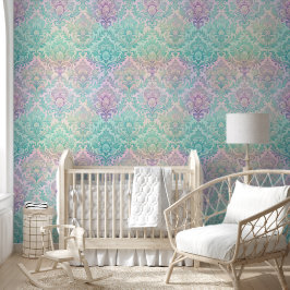 Papel Pintado Damasco pastel