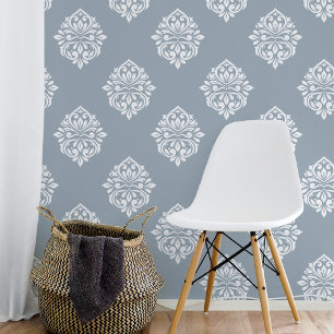Papel Pintado Damask Ambience Cadet Blue