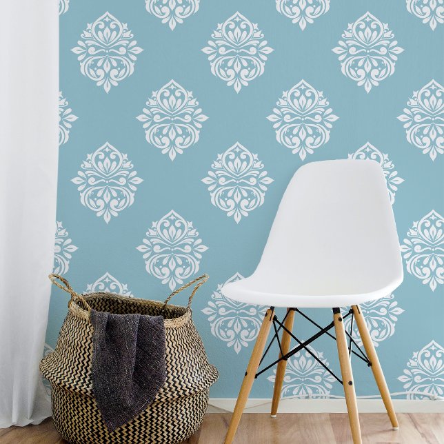 Papel Pintado Damask Ambience Pale Cerulean (Subido por el creador)