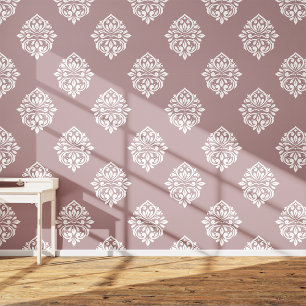 Papel Pintado Damask Ambient Mountbatten Pink