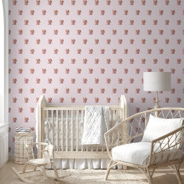 Papel pintado de ángel orando con bordado falso ro