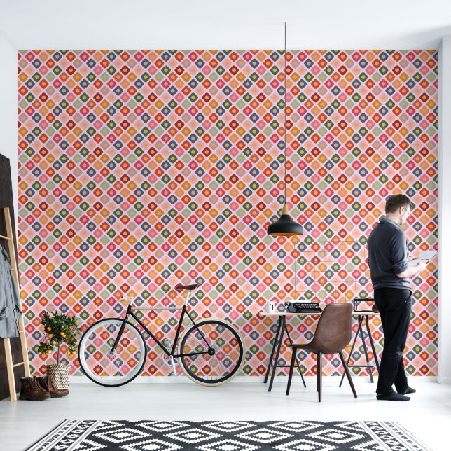 Papel pintado de arte popular adhesivo (Sala de estar)