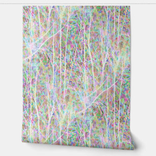 Papel pintado de bosque pálido