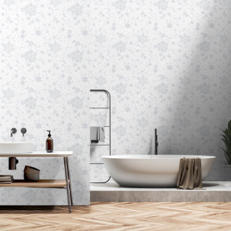 Papel pintado de copo de nieve, Invierno, Elegante