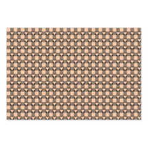 Papel pintado de cuadros albaricoque melocotón cor