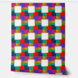 Papel pintado de cuadros modernos multicolor