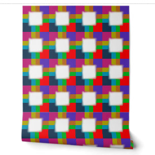 Papel pintado de cuadros modernos multicolor 