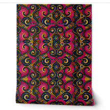 Papel pintado de estampado africano de cachemira d
