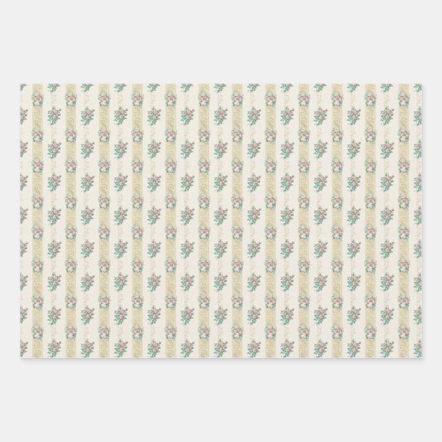 Papel pintado de estilo victoriano hermoso (Anverso)