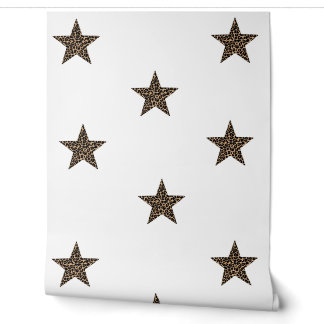 Papel pintado de estrellas con estampado de guepar