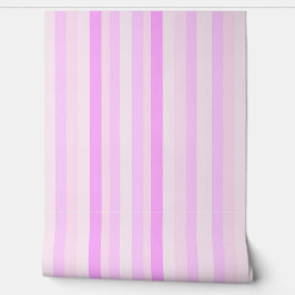 Papel pintado de franja rosa