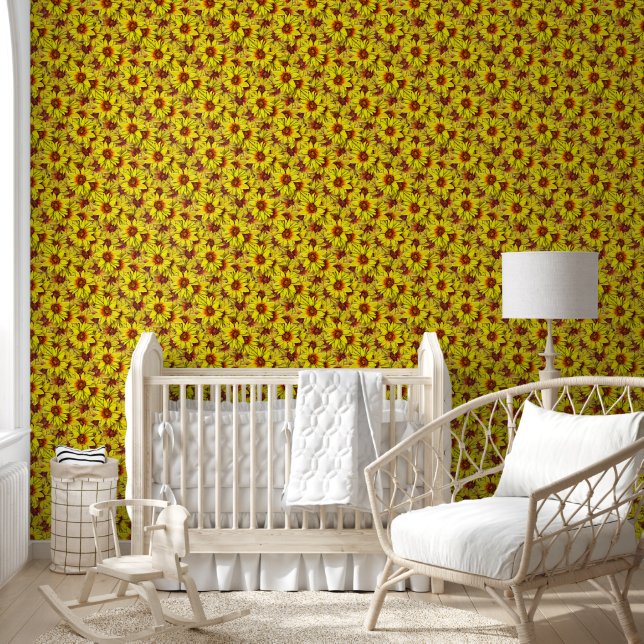 Papel pintado de girasoles (Niños)