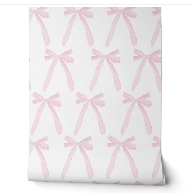 Papel pintado de guardería para bebé con lazos de  (Desenrollar)