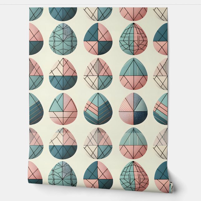 Papel pintado de huevo de Pascua escandinavo de pe (Desenrollar)