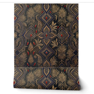 Papel pintado de inspiración africana