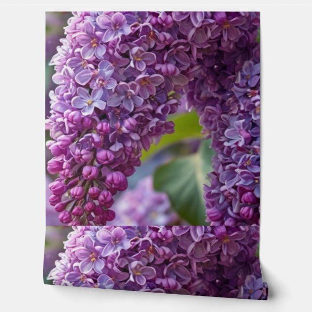 Papel pintado de lilas (Desenrollar)