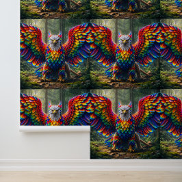 Papel pintado de lujo con grifo estilo arcoíris pa