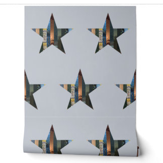 Papel pintado de mosaico de estrellas