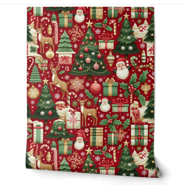 papel pintado de Navidad (Desenrollar)