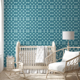 Papel pintado de ola del océano de escamas de pez