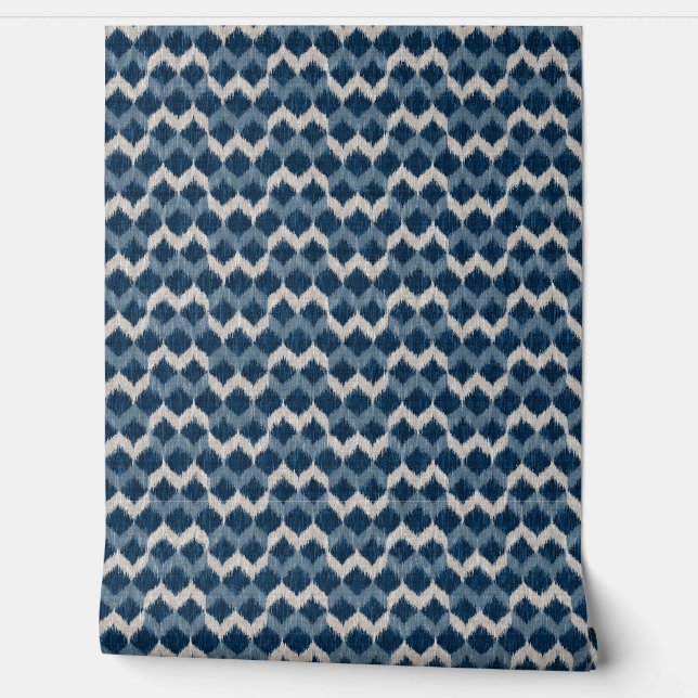 Papel pintado de onda Ikat (Desenrollar)
