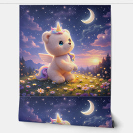 Papel pintado de oso de peluche de lujo