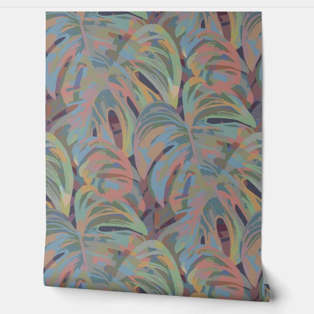 Papel pintado de palmas de otro mundo (Desenrollar)