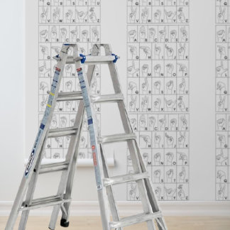 Papel pintado de papel pintado de palo y pelos Len