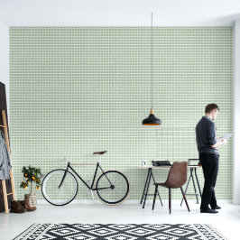 Papel Pintado de Patrón de Hojas Verdes Minimalist