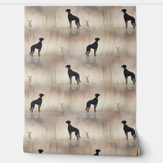Papel Pintado de Perro y Ciervo