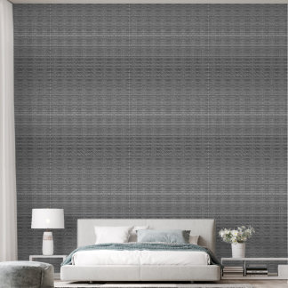 Papel pintado de rayas en blanco y negro | Moderno