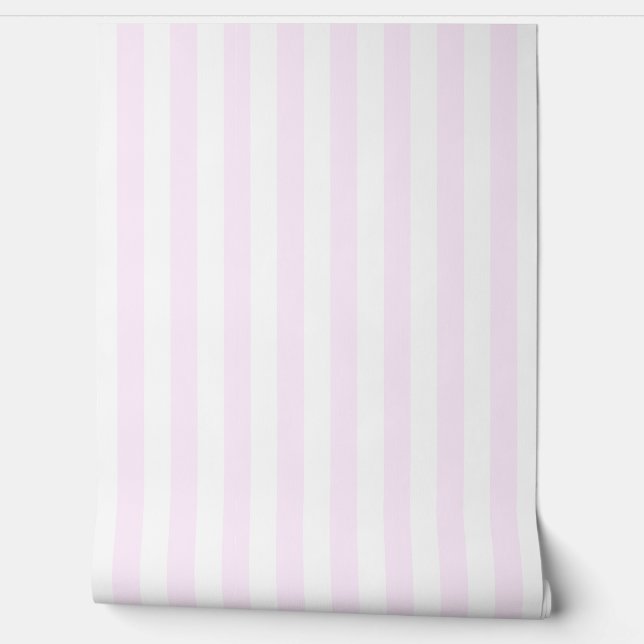 Papel pintado de rayas rosadas (Desenrollar)