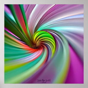 Papel pintado de remolino Arte digital de fantasía