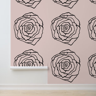 Papel pintado de rosas