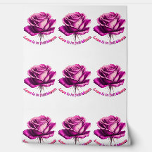 Papel pintado de San Valentín de rosa en plena flo