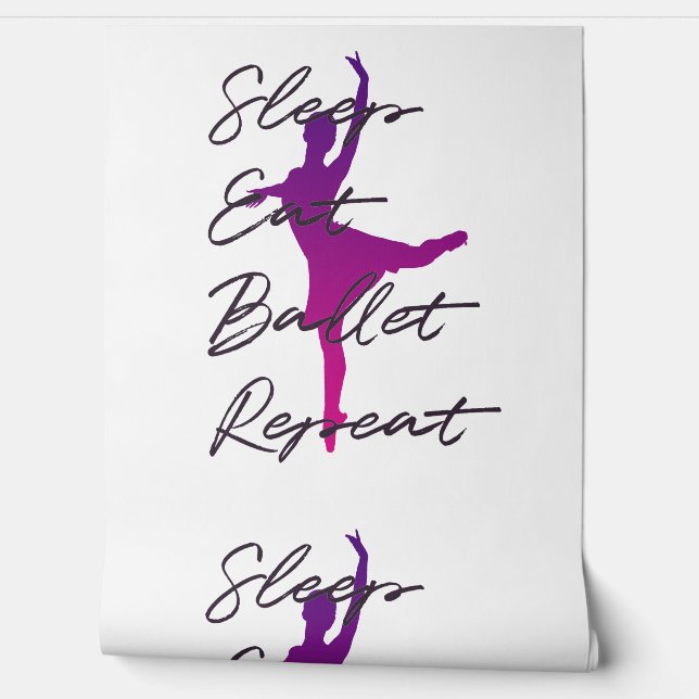 Papel pintado de Sleep Eat Ballet Repeat – Balletc (Desenrollar)
