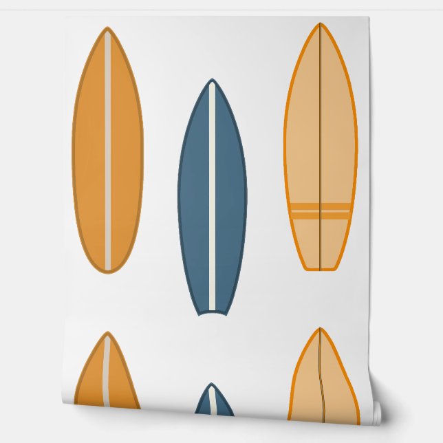 papel pintado de tablas de surf antiguas (Desenrollar)