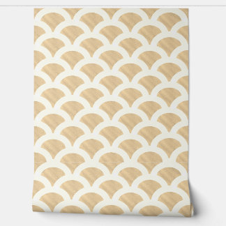 Papel pintado de vieira sepia
