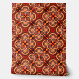 Papel pintado de vinilo rojo 2' x 4'