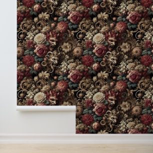 Papel Pintado Decadent Devilry - Barroco gótico