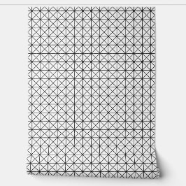Papel Pintado Deco geométrico moderno Moda clásica negro y blanc