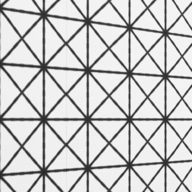 Papel Pintado Deco geométrico moderno Moda clásica negro y blanc (Costura)