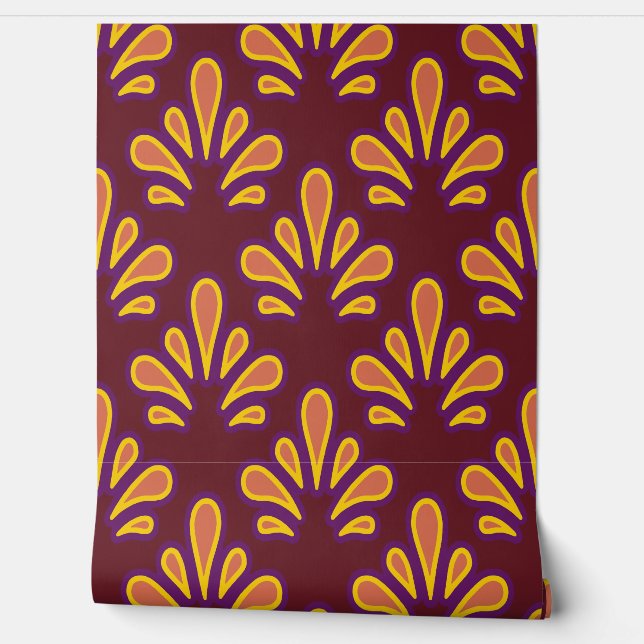 Papel Pintado Deco Ploomf Amarillo (Desenrollar)