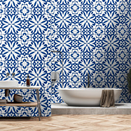 Papel Pintado Décor oriental bleu