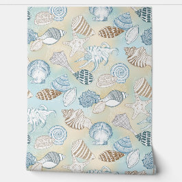 Papel Pintado Decoración Costera De Las Aguas Marinas