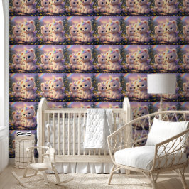 Papel Pintado Decoración de guardería de unicornio de peluche de