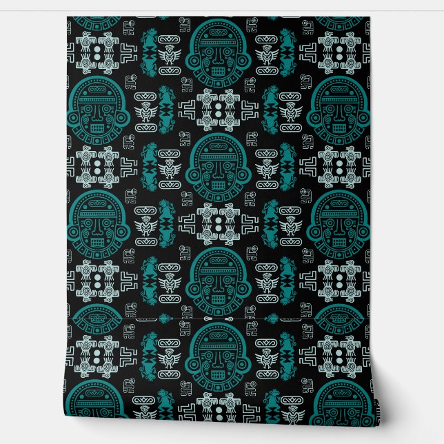 Papel Pintado decoración de hogar azteca inca (Desenrollar)