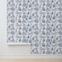 Decoración de Jack Russell con Toile Francés de Cr